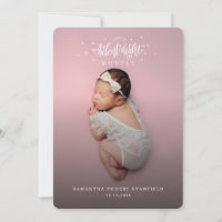 Silent Night Cute Christmas Baby Photo Birth