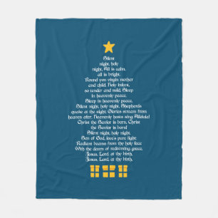 Silent Night Fleece Blanket