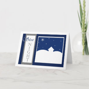 Silent Night greeting card