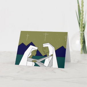 Silent Night Holiday Card