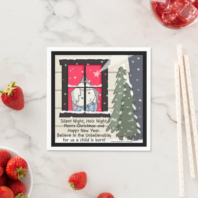 Silent Night, Holy Night Napkin (Insitu)