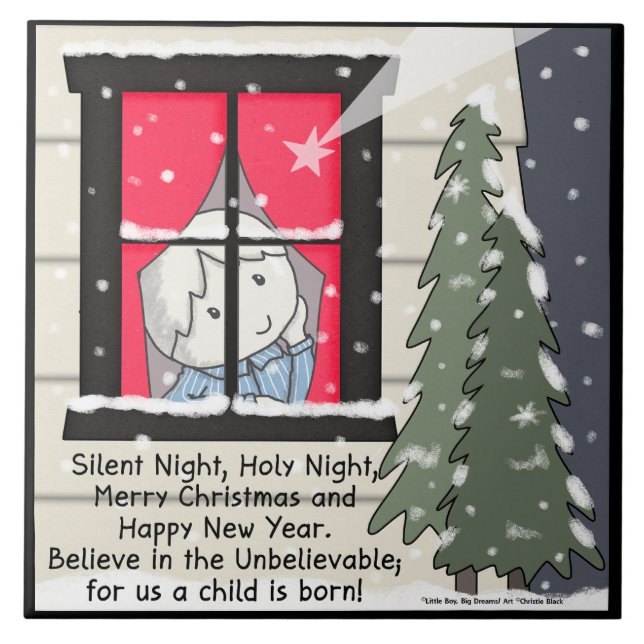 Silent Night, Holy Night Tile (Front)