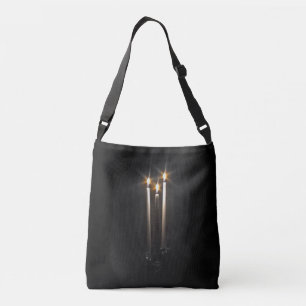 Silent Night Holy Night Trinity Candle Crossbody Bag