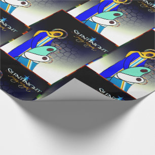 Silent Night Holy Night Wrapping Paper