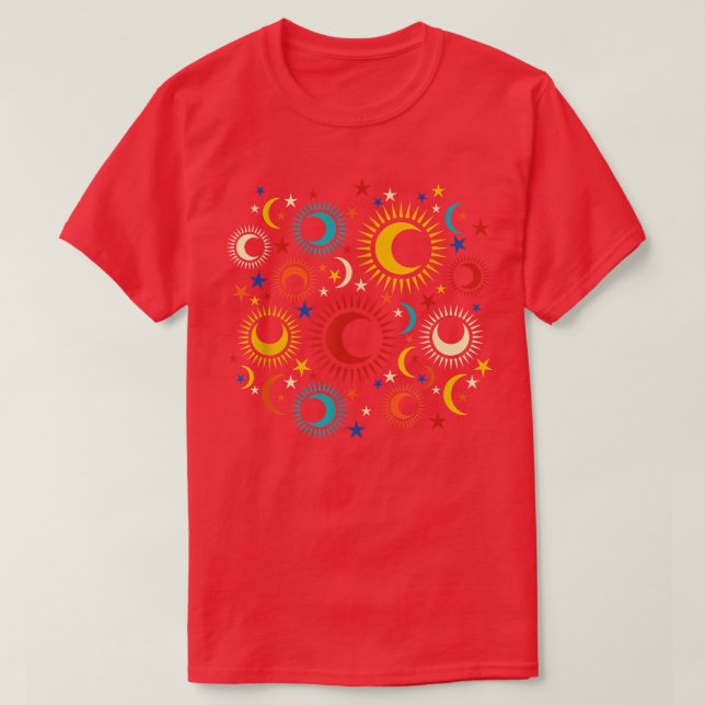 Silent Night Moon  T-Shirt (Design Front)