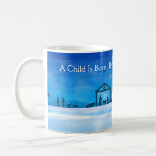 Silent Night Nativity Scene Mug