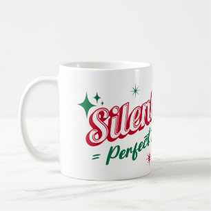"Silent Night = Perfect Night" – Festive and Cozy Coffee Mug