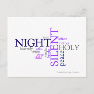Silent Night Postcard