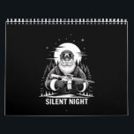 Silent Night Santa Christmas Military Veteran  Calendar<br><div class="desc">Silent Night Santa Christmas Military Veteran Workout</div>