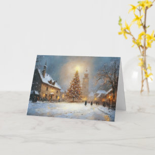 Silent Night, Solitary Lights Card