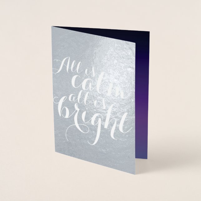 Silent Night Star Foil Card (Front)