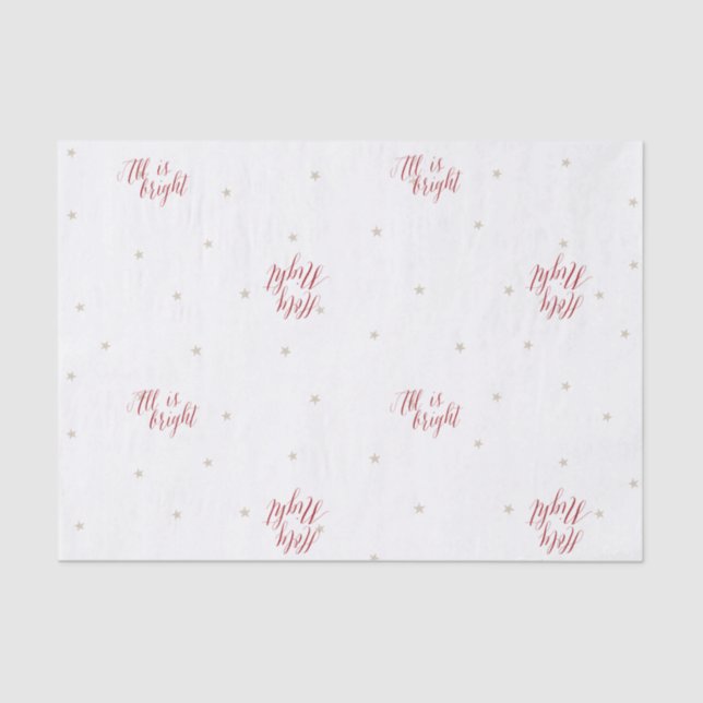 Silent Night Tissue Paper (Front)