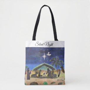 Silent Night Tote Bag