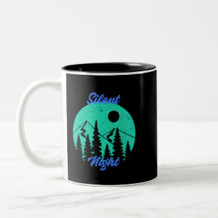 Silent Night Two-Tone Coffee Mug