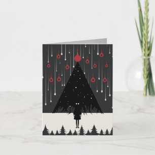 Silent Nights & Winter Peace: Unique Holiday Wishe Card