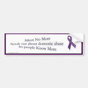 Silent No More Bumper Sticker