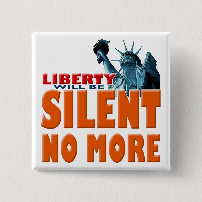 Silent No More Button (Front)