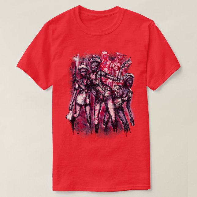 Silent Nurses T-Shirt (Design Front)