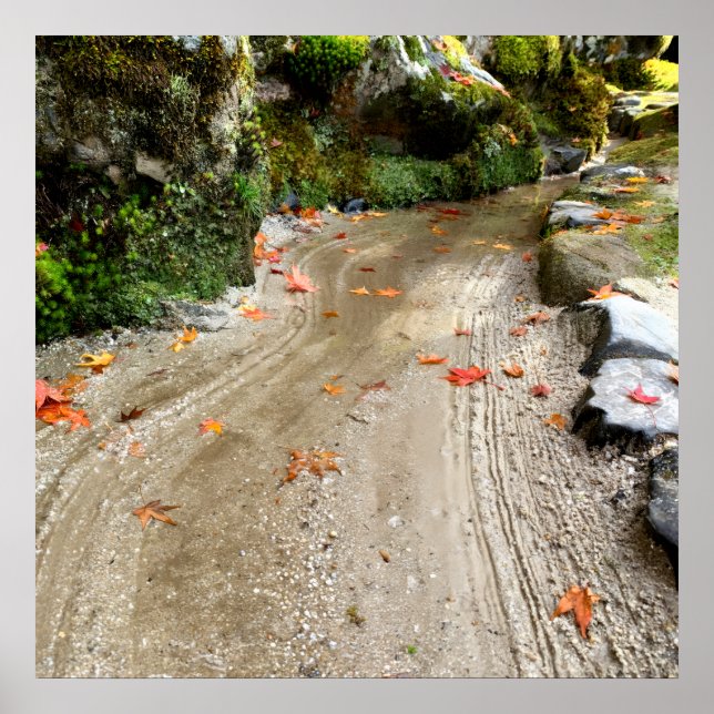 Silent Passage — Japanese Wabi-Sabi Photo Poster (Front)