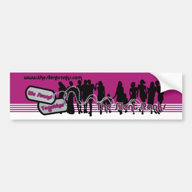 Silent Ranks Bumper Sticker (Front)
