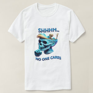 Silent Reaper Graphic Tee With Sassy Message