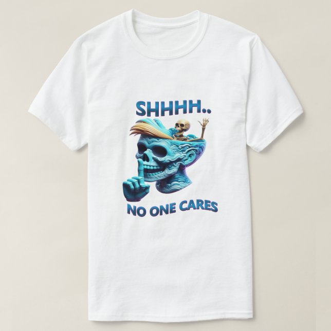 Silent Reaper Graphic Tee With Sassy Message (Design Front)