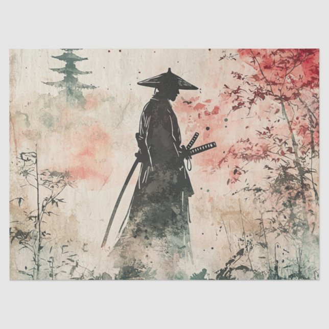 Silent Samurai Crimson Forest (1) Tissue Paper (Front)
