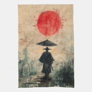 Silent Samurai Crimson Forest (2) Kitchen Towel