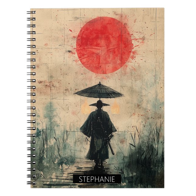 Silent Samurai Crimson Forest (2) Notebook (Front)