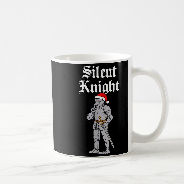 Silent Santa Knight Christmas Medieval Costume Men Coffee Mug (Right)