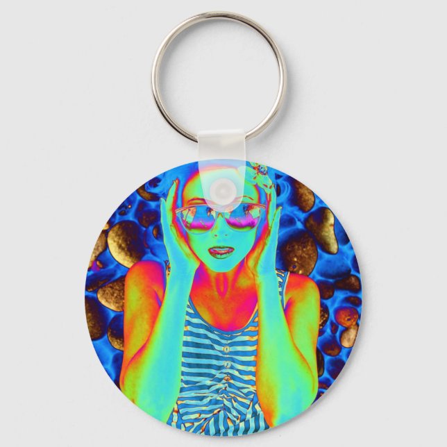 Silent Scream Keychain (Front)