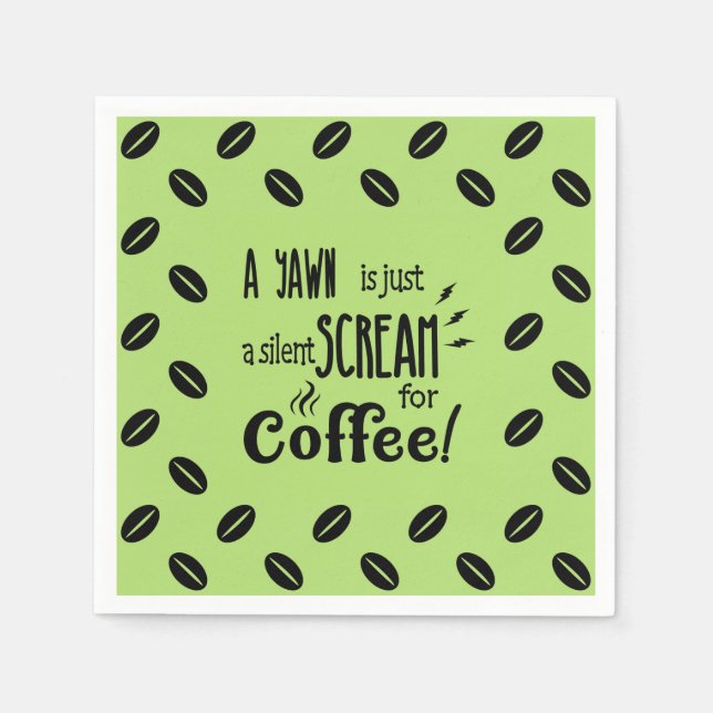 SILENT SCREAM NAPKINS (Front)