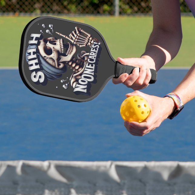 Silent Skeleton: Unveiling the Mysterious Bandana  Pickleball Paddle (Insitu)