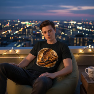 Silent Stalker Leopard   African Wildlife Predator Tri-Blend Shirt