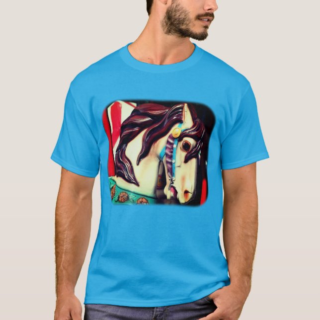 Silent Steed Carousel Horse  T-Shirt (Front)