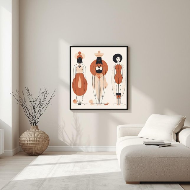 Silent Strength – Feminine Abstract Wall Art (Creator Uploaded)