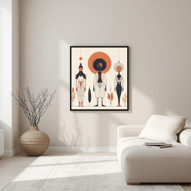 Silent Strength – Feminine Abstract Wall Art I (Creator Uploaded)