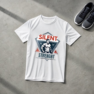 Silent Strength Gym T-Shirt for Men | Alpha