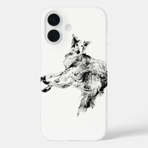 Silent Velocity – Silken Windhound iPhone 16 Case