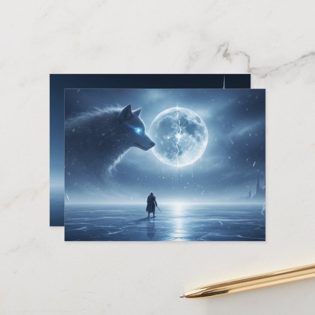 Silent Warrior's Courage Postcard (Front/Back In Situ)