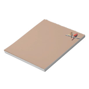 Silent Wonders Notepad Cardinals