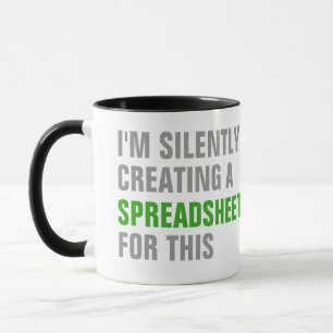 Silently creating a Spreadsheet for this Mug