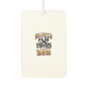 Silently Judging You Vintage Cat Graphic T-Shirt_1 Air Freshener
