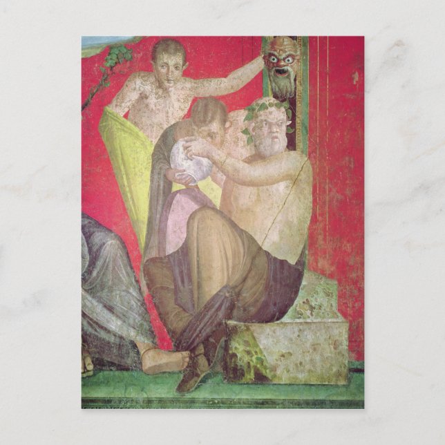 Silenus and the Young Satyr, East Wall Postcard (Front)