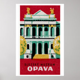 Silesia Museum Opava - Matchbox Print - Czech Wall