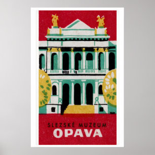 Silesia Museum Opava - Matchbox Print - Czech Wall