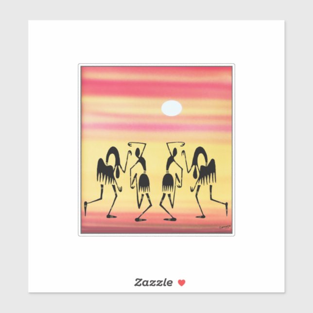 Silhouette African Art, Awesome Break Dance (Sheet)