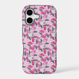 Silhouette Animal Camouflage Pink