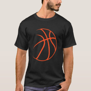 Silhouette Ball Basketball Player Sports Hoop T-Shirt