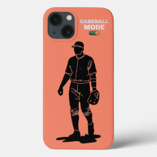 Silhouette Baseball mode on iphone 13 case